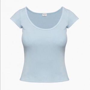 Wilfred Free Prize T-Shirt in Pastel Blue, Size S